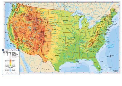 United States Physical Map United States Map Usa Map - vrogue.co