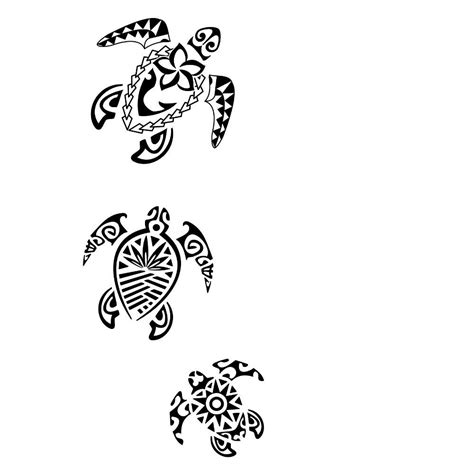 Not generally a fan of tribal but these Honu would be perfect for a Hawaiian themed piece I'm ...