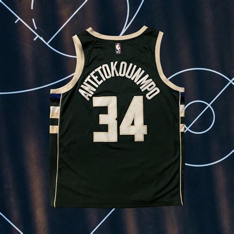 Nike NBA Milwaukee Bucks jersey for Giannis... - Depop