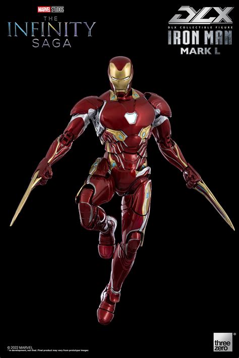 The Iron Man Mark 50 nano-suit from Marvel Studios’ Avengers: Infinity ...