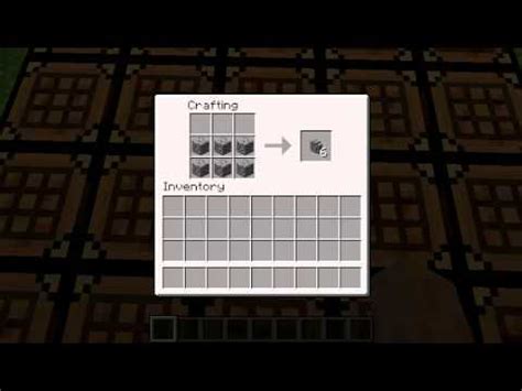 How To Make A Cobblestone Wall In Minecraft - YouTube