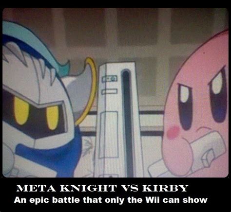 Kirby vs Meta Knight - Kirby Fan Art (20447547) - Fanpop