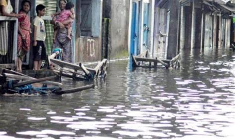 Artificial flood caused by a heavy shower affects several places in North Lakhimpur - Sentinelassam