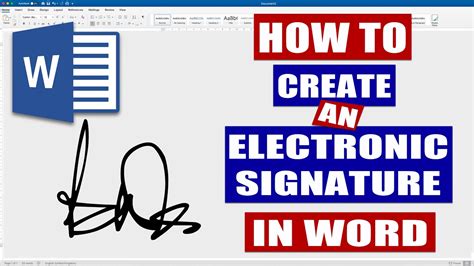 How to create an electronic signature in word 2013 - hostkurt