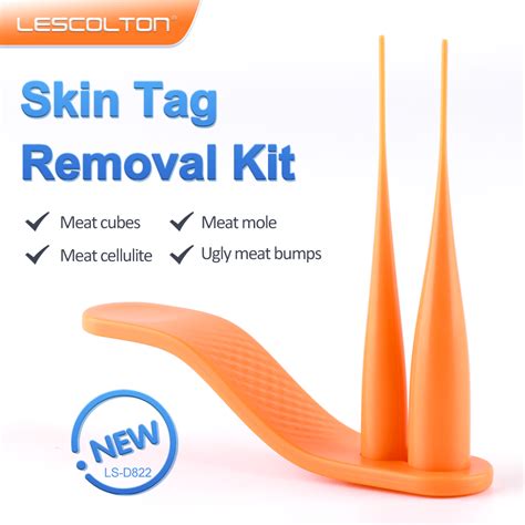 LS-D822 Skin Mole Wart Remover Kit With Cleansing Swabs Adult Mole Wart Face Care Skin Tag Removal