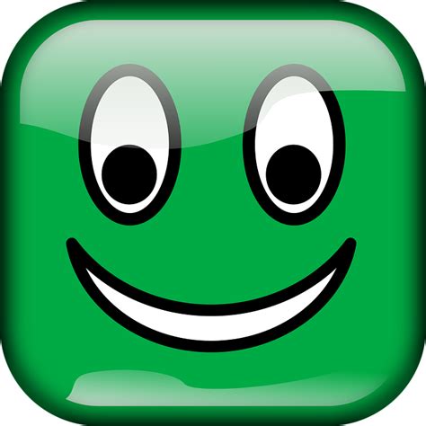 Green Smiley Face Clip Art Emotions