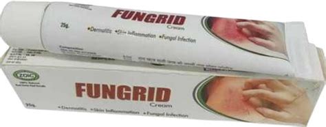 Zoic Fungrid Antifungal Cream 25 Gram, Dermatitis Skin Inflammation ...