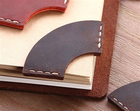 Genuine Leather Corner Page Bookmark | Robrasim