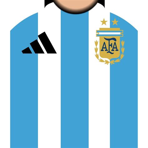 Argentina 2022 Home Kit Fifa World Cup 2022 Qatar Roblox Street Soccer T Shirt | Plantillas de ...