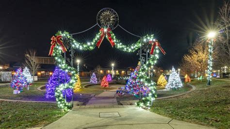 Christmas tree displays across America that are larger than life