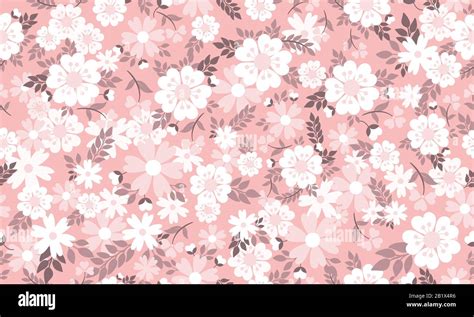 Elegant wallpaper for spring, with beautiful leaf and pink flower ...