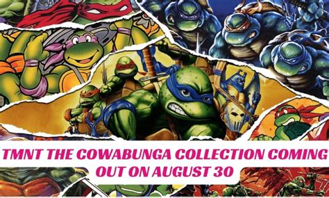 TMNT The Cowabunga Collection Coming Out On August 30