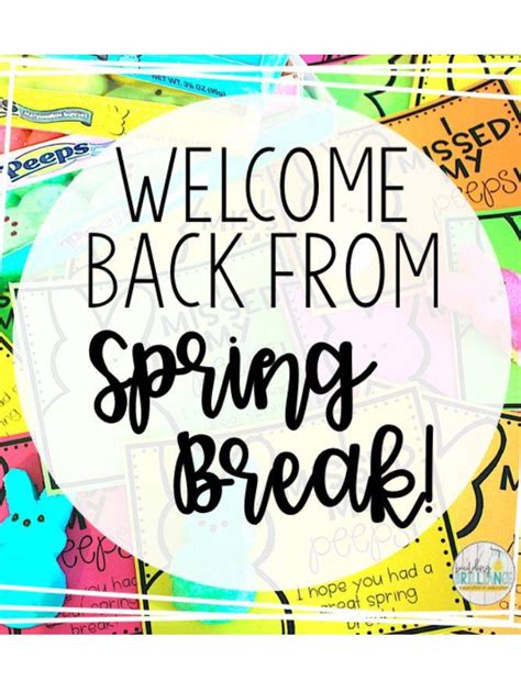 Welcome Back From Spring Break! | As Spring Break wraps up, St ...