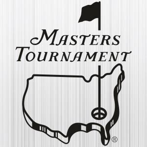 Masters Tournament Black Logo SVG | Masters Tournament PNG | Golf Augusta Masters vector File