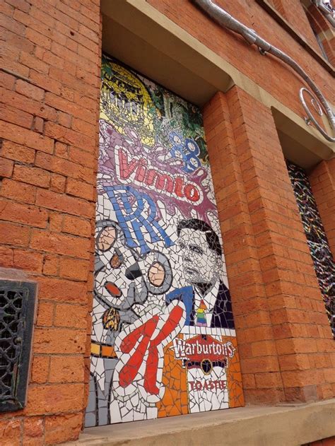 A best of Manchester mosaic outside Afflecks Palace in the Northern Quarter - Danger Mouse ...