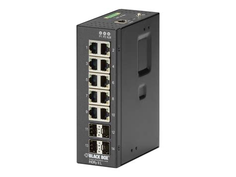 Black Box Industrial Managed Ethernet Switch - Switch - managed - 10 x ...