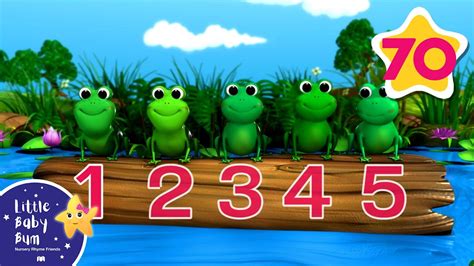 5 Little Speckled Frogs | Nursery Rhymes and Kids Songs | Little Baby ...