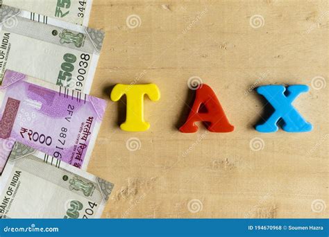 Indian income tax editorial stock photo. Image of cash - 194670968