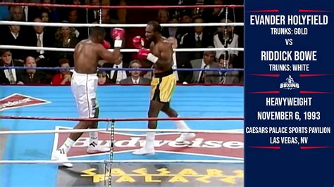 Evander Holyfield vs Riddick Bowe 1993 | Boxing Fights On-Demand – Boxing TV