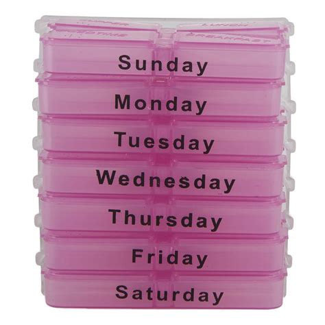 Health & Wellness Weekly Storage 7 Day Tablet Organizer - SPOIL.co.nz