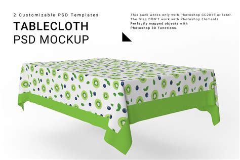 Square Tablecloth Set | Household Mockups ~ Creative Market