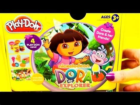 Play Doh Dora the Explorer playdough playset by unboxingsurpriseegg - YouTube