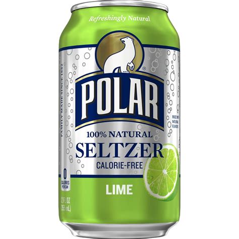 Polar Seltzer Water, Lime, 12 Fl Oz, 24 Count - Walmart.com - Walmart.com