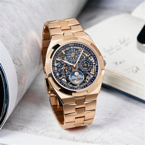 Blue Dial Perpetual Calendar Overseas - Aura Michelle