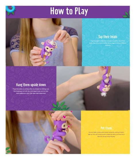 Fingerlings Baby Monkey toys for boys girls Electronic Pet Monkey Kids Toy Best Gift for Kids ...