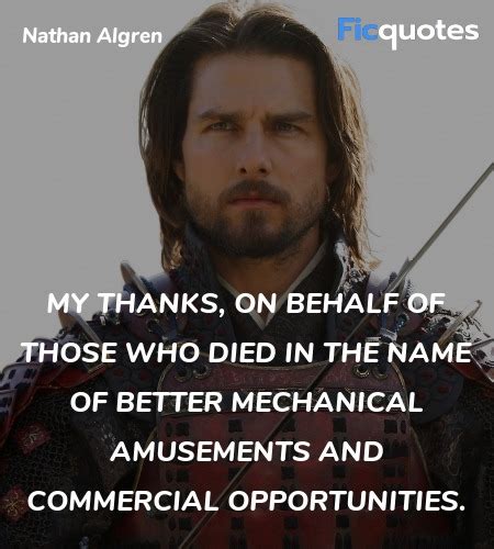 The Last Samurai Quotes - Top The Last Samurai Tv Show Quotes