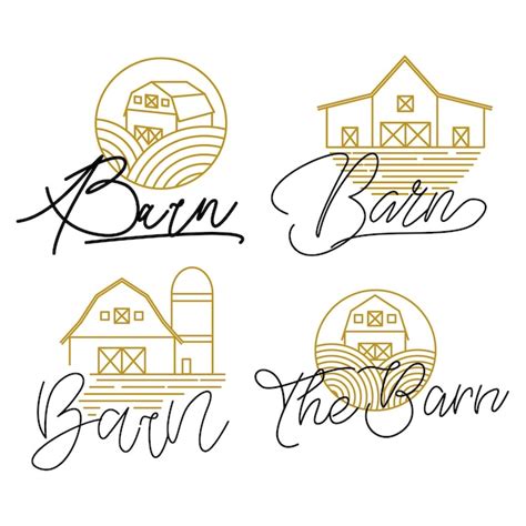 Premium Vector | Barn logo vector