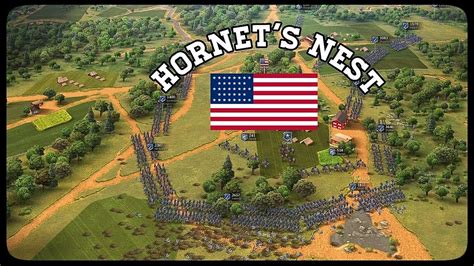 Union defence at Hornet's Nest | Battle of Shiloh - part 3 | Ultimate ...