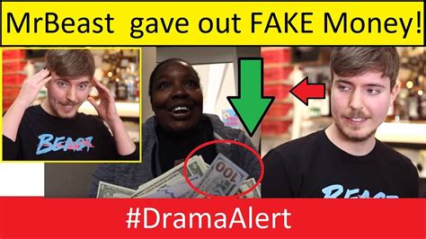 MR BEAST Giving Away FAKE MONEY? #DramaAlert ( MrBeast Interview ...