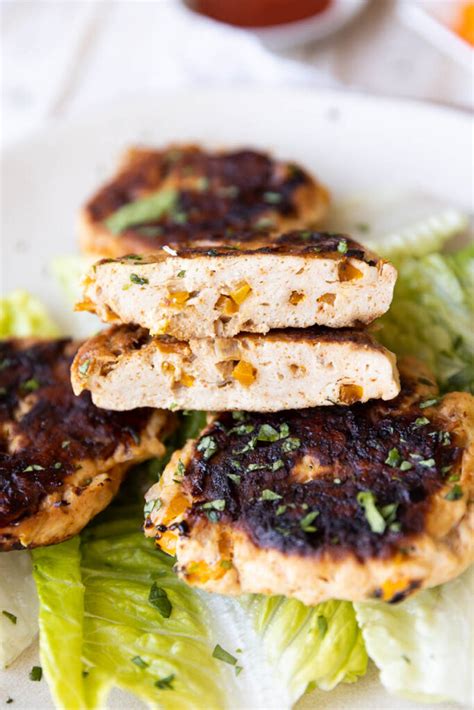 Healthy Spicy Chicken Burger Recipe - Fresh Water Peaches