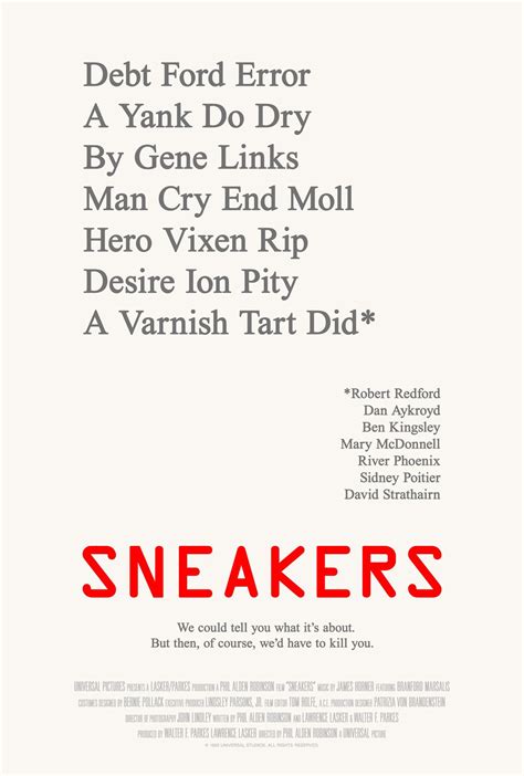 Sneakers Movie Poster | atelier-yuwa.ciao.jp