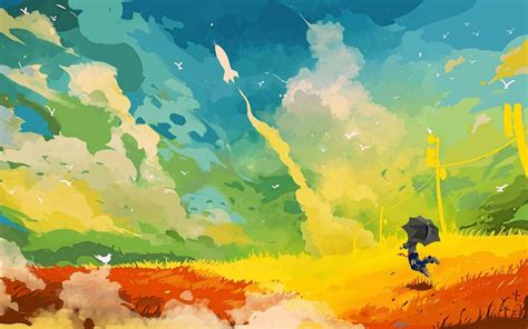 landscape, Colorful, Fantasy Art Wallpapers HD / Desktop and Mobile ...