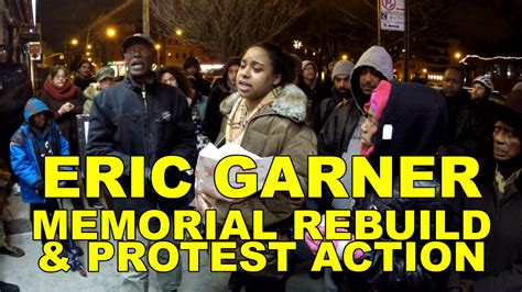 Eric Garner Memorial Rebuild & Protest Action | VLOG - YouTube