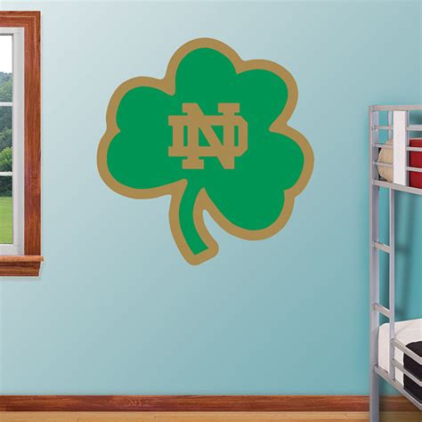 Notre Dame Fighting Irish - Green "ND" Logo Wall Decal | Shop Fathead® for Notre Dame Fighting ...