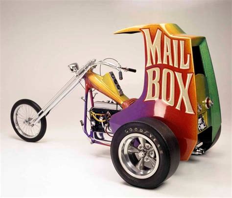 You will MACHINE Shop Café... (Ed Roth 'Mail Box' Custom Trike) | Custom choppers, Custom trikes ...