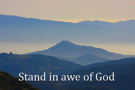 We will stand in awe of God – Dwight Clough