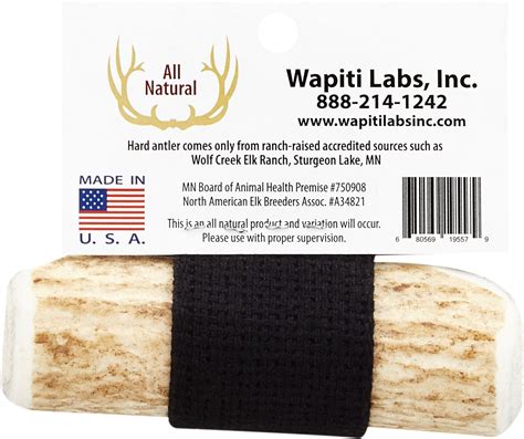 Wapiti Labs Split Elk Antlers Dog Chews, Small/Medium - Chewy.com