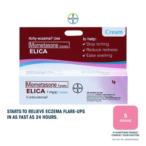 ELICA, ELICA Eczema Topical Steroid Cream 5g [PRESCRIPTION REQUIRED ...