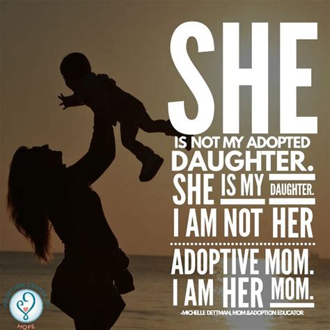 Family is family. "She is not my adopted daughter. She is my daughter ...