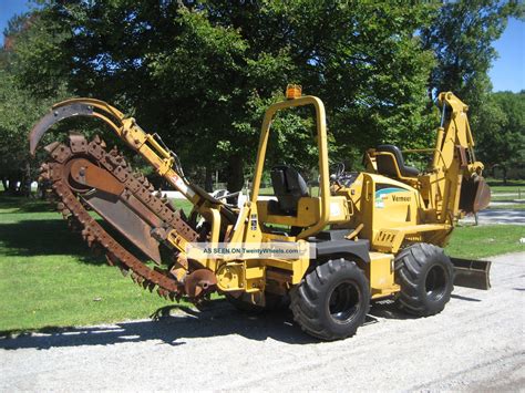 2006 Vermeer Rt650 Trencher Backhoe