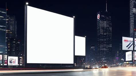 Premium AI Image | City Lights Billboard