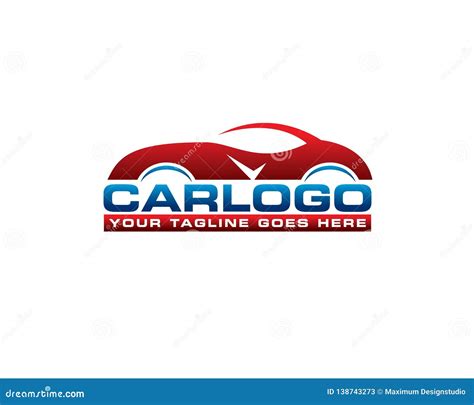 Sporty Car Auto Mobile Care Accessories Logo Emblem Style Stock Vector ...