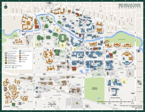 Map Of Michigan State Campus - Palm Beach Map