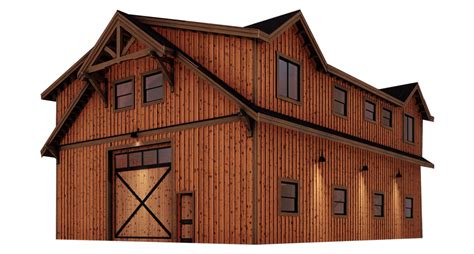 The Shasta RV Barn Kit - RV Garage With Living Quarters | Barn house kits, Barn kits, Barn style ...