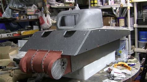 1/6th scale RC Armortek M4A4 sherman tank project video #2 (Hull ...