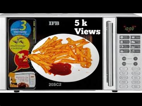 Crispy French fries in IFB Microwave oven//How to make French fries 🍟🍟//Microwave Recepies - YouTube